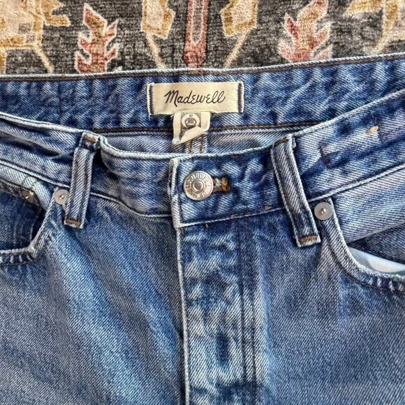 Madewell Darted Barrel Leg Jeans Oversize Baggy Denim Women's Size 24 - Picture 5 of 16